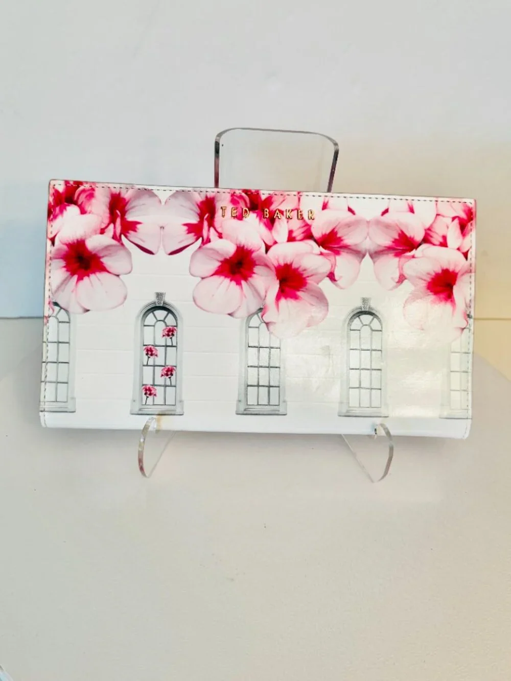Ted Baker London Babylon Pink Floral Travel Wallet and Passport Holder
